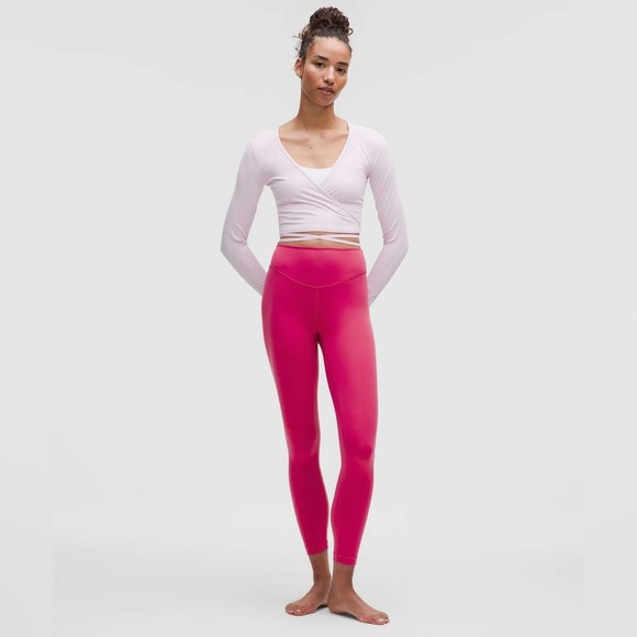 🆕🩷 Lululemon Wunder Under Smooth Cover HR Tight 25" - Raspberry Coulis - Picture 1 of 10